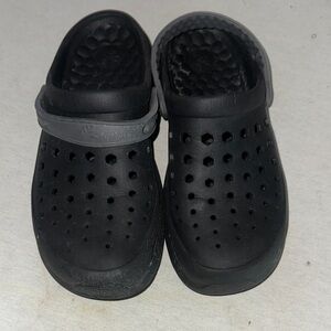 Kids Black OS Crocs.